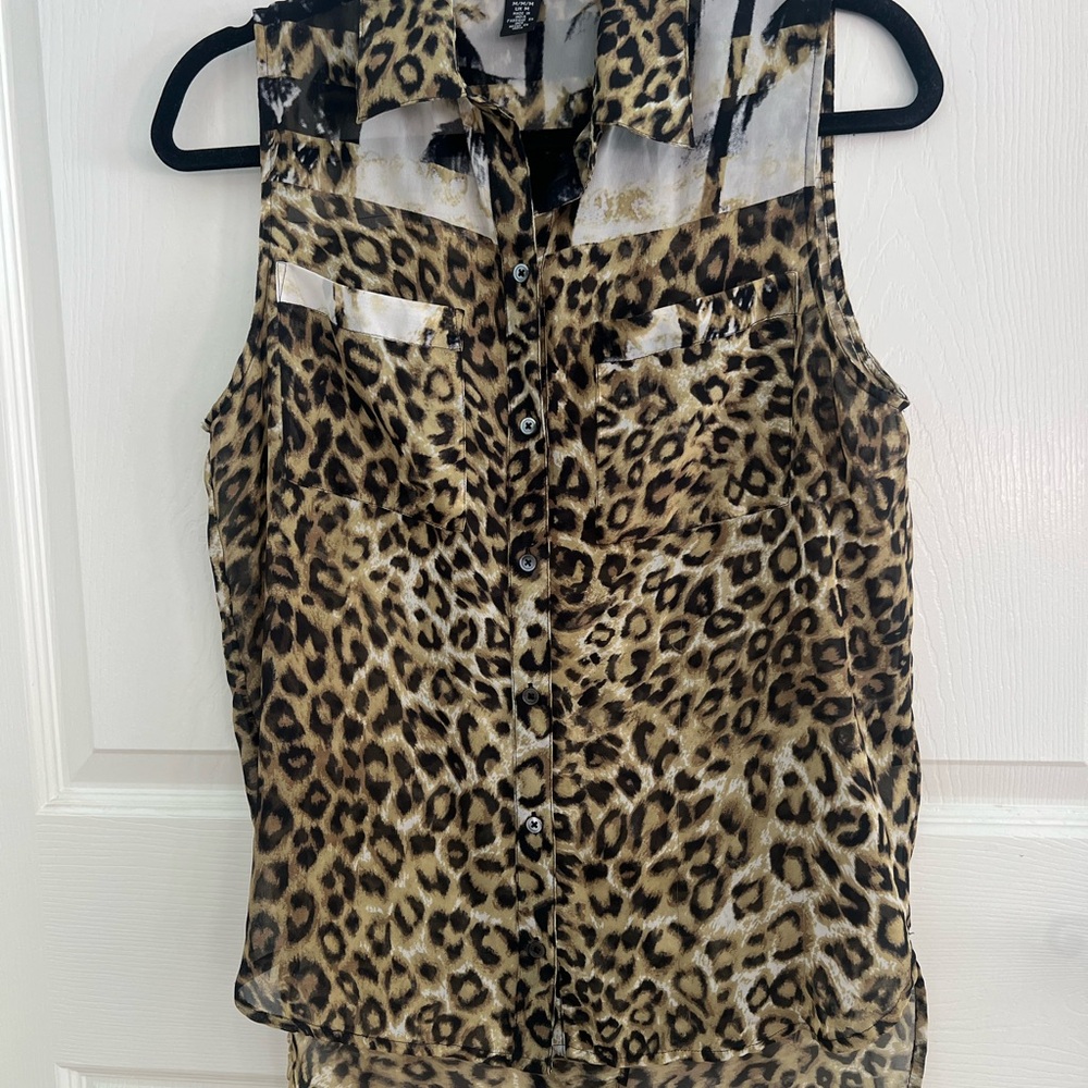 Kenneth Cole Animal Print High Low Top